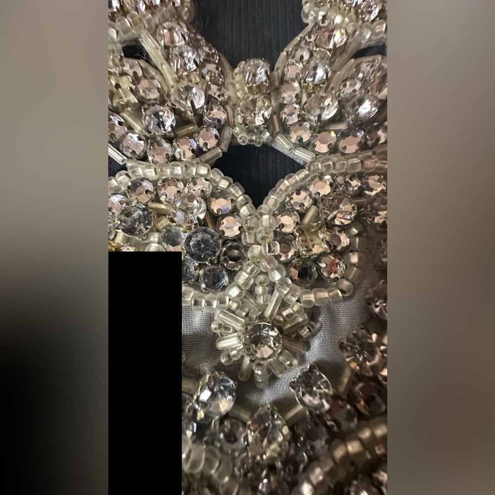 SKY Black Ruched Embellished Tank Top - Picture 6 of 6